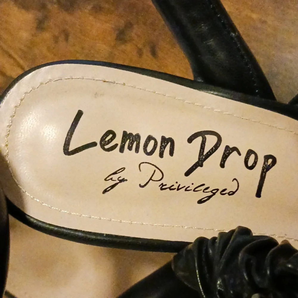 Lemon Drop by Privileged Black Platform Heels - Picture 2 of 5